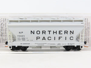 N Micro-Trains MTL 09200231 NP Northern Pacific 2-Bay Covered Hopper #75023