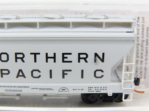 N Micro-Trains MTL 09200231 NP Northern Pacific 2-Bay Covered Hopper #75023