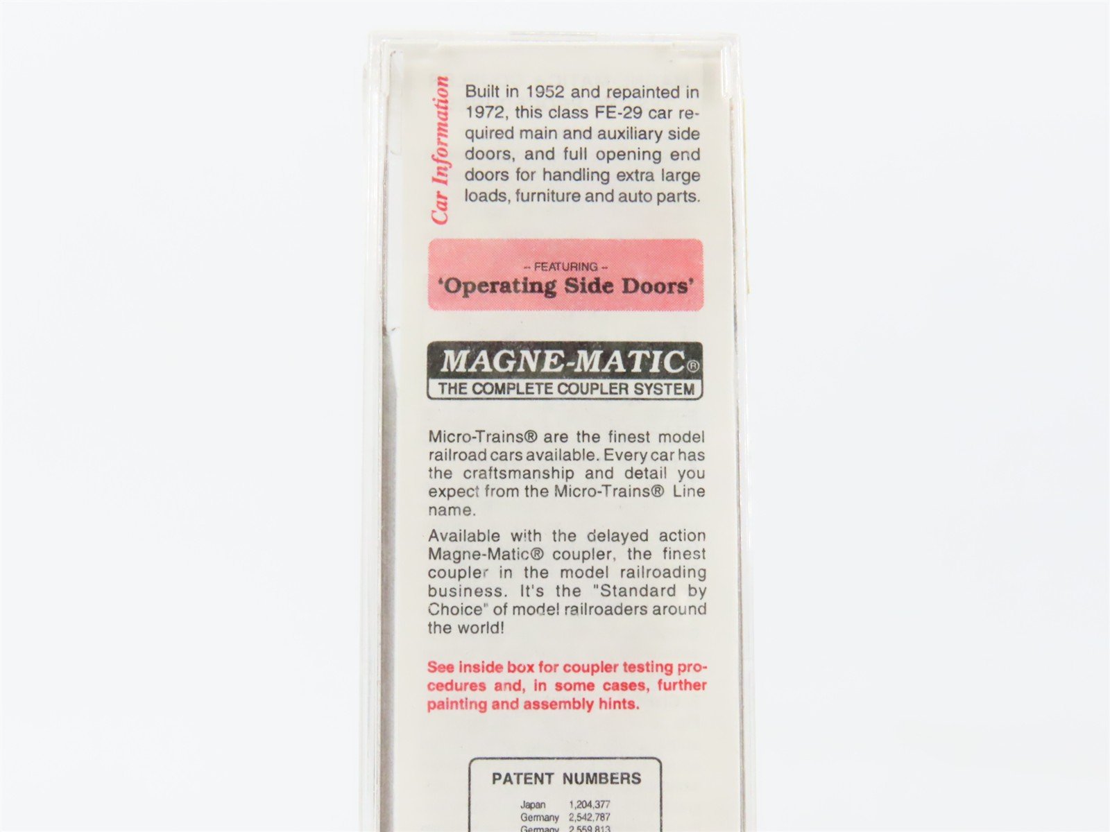 N Scale Micro-Trains MTL 78060 ATSF Santa Fe 50' Standard Boxcar #9870