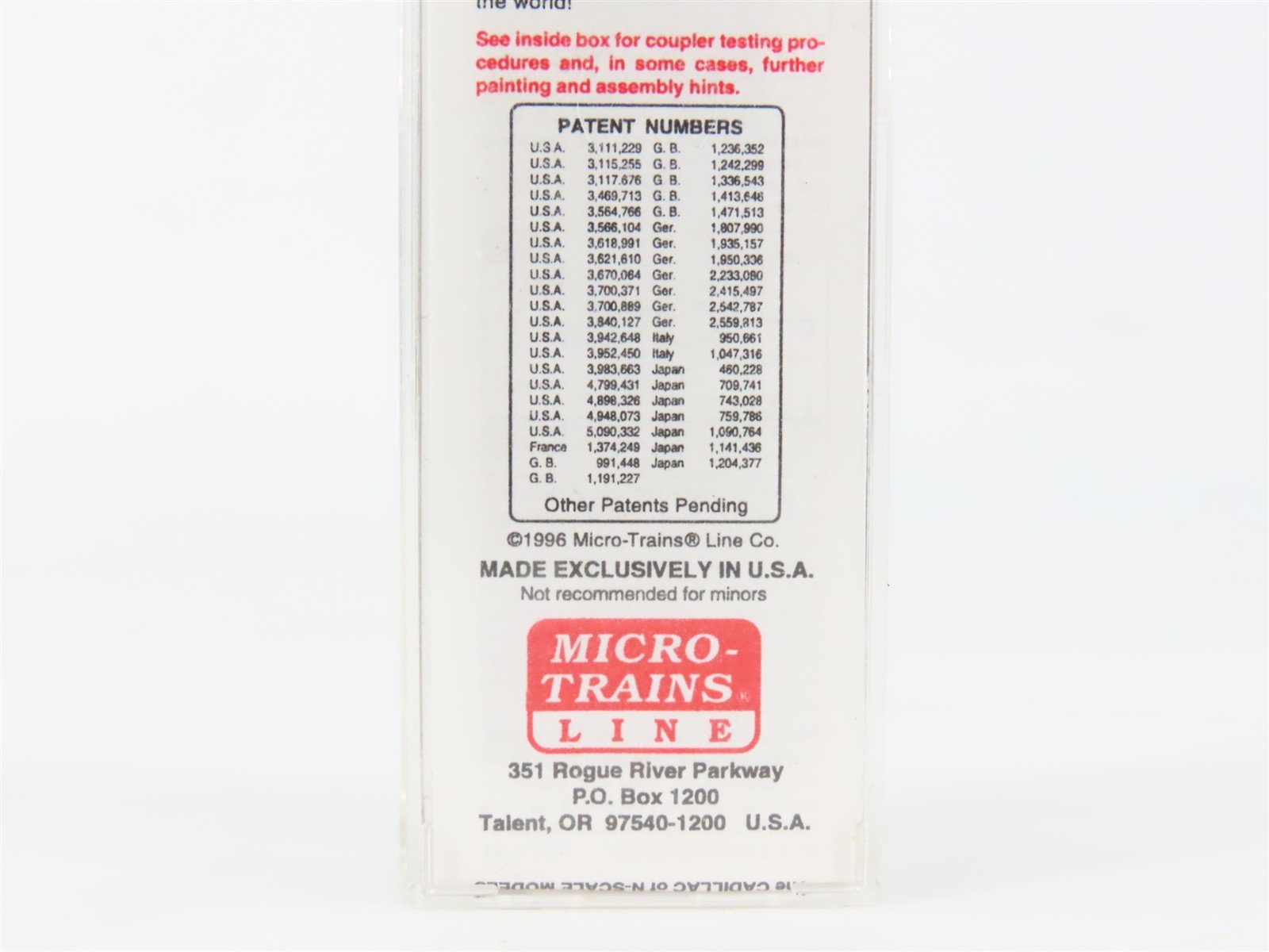 N Scale Micro-Trains MTL 25550/2 CSX Railroad 50' Standard Boxcar #141072