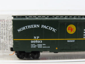 N Scale Micro-Trains MTL 21210 NP Northern Pacific 40' Standard Boxcar #98593