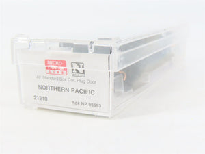 N Scale Micro-Trains MTL 21210 NP Northern Pacific 40' Standard Boxcar #98593