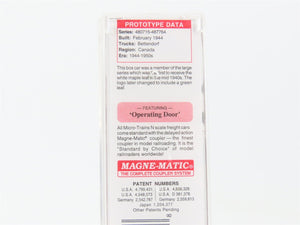 N Scale Micro-Trains 02000796 CN Canadian National 40' Box Car 484327 RTR