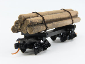 N Scale Micro-Trains 11300530 30' Log Car RTR