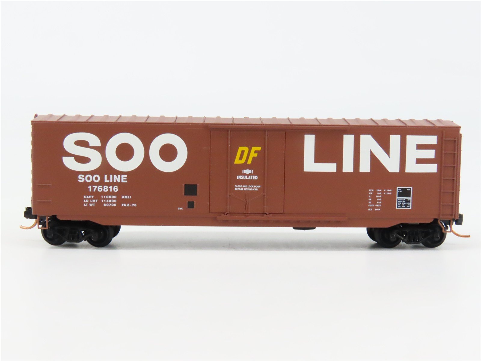 N Scale Micro-Trains 03800400 Soo Line 50' Box Car 176816 RTR