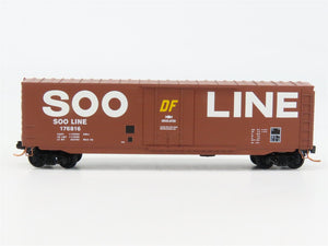 N Scale Micro-Trains 03800400 Soo Line 50' Box Car 176816 RTR