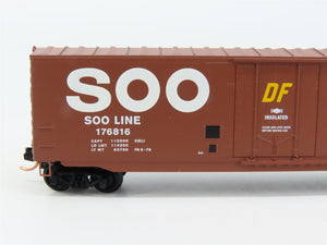 N Scale Micro-Trains 03800400 Soo Line 50' Box Car 176816 RTR