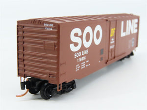 N Scale Micro-Trains 03800400 Soo Line 50' Box Car 176816 RTR
