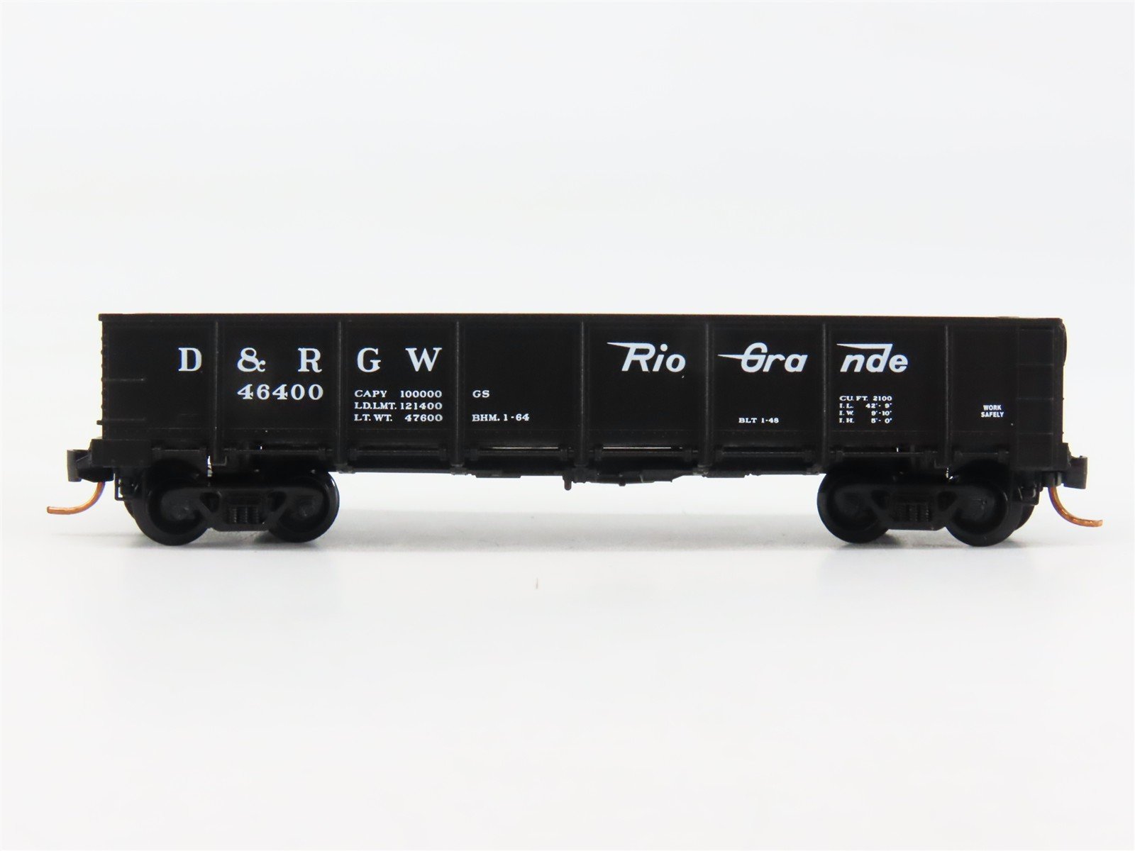 N Scale Micro-Trains 08300060 D&RGW Denver & Rio Grande Western 40' Gondola RTR