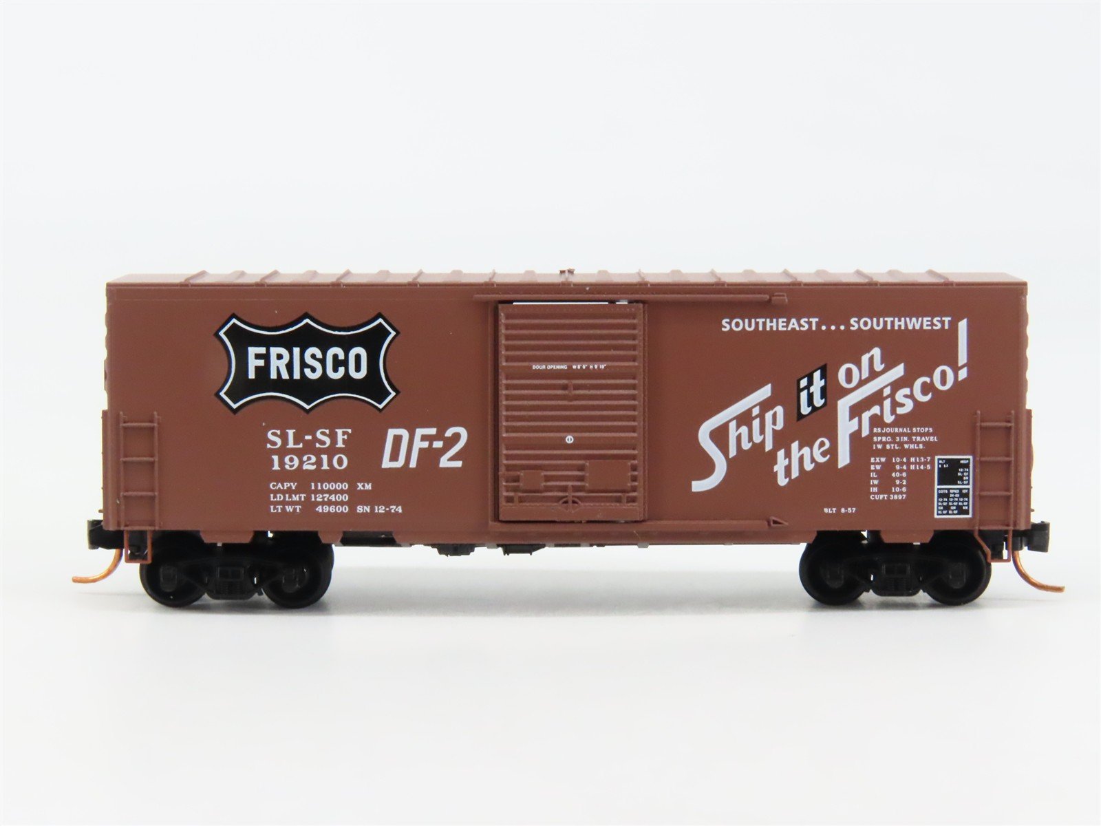 N Scale Micro-Trains 02400370 SL-SF St. Louis - San Francisco 40' Box Car RTR
