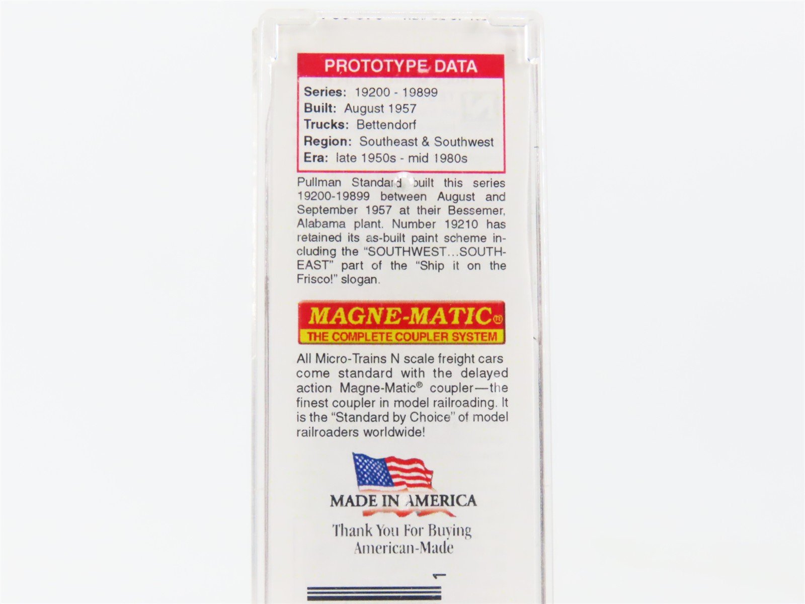 N Scale Micro-Trains 02400370 SL-SF St. Louis - San Francisco 40' Box Car RTR