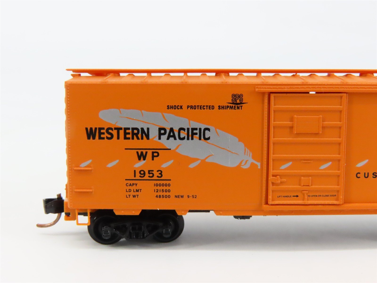 N Scale Micro-Trains 20506 WP Western Pacific 40' Box Car 1953 RTR
