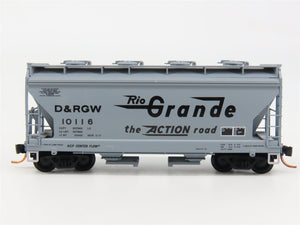 N Scale Micro-Trains 09200020 D&RGW Denver & Rio Grande Western Hopper 10116 RTR