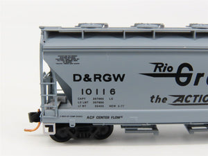 N Scale Micro-Trains 09200020 D&RGW Denver & Rio Grande Western Hopper 10116 RTR