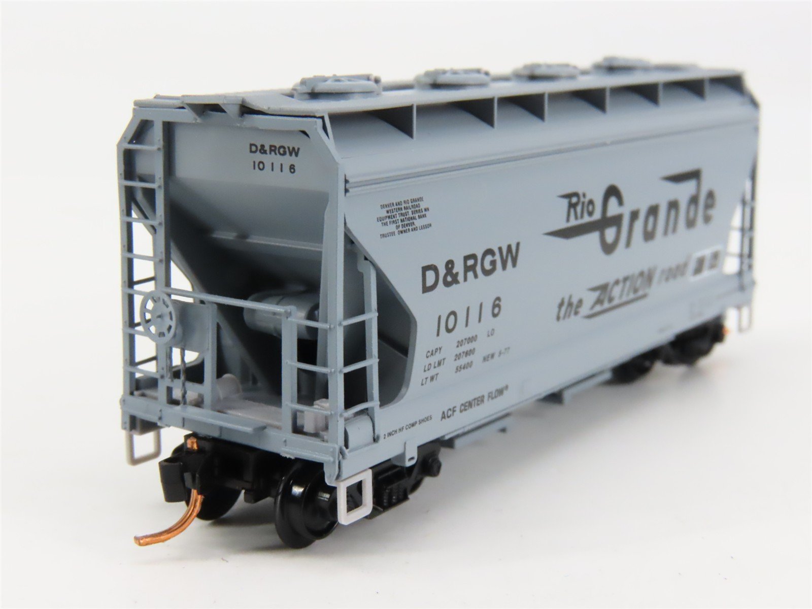 N Scale Micro-Trains 09200020 D&RGW Denver & Rio Grande Western Hopper 10116 RTR