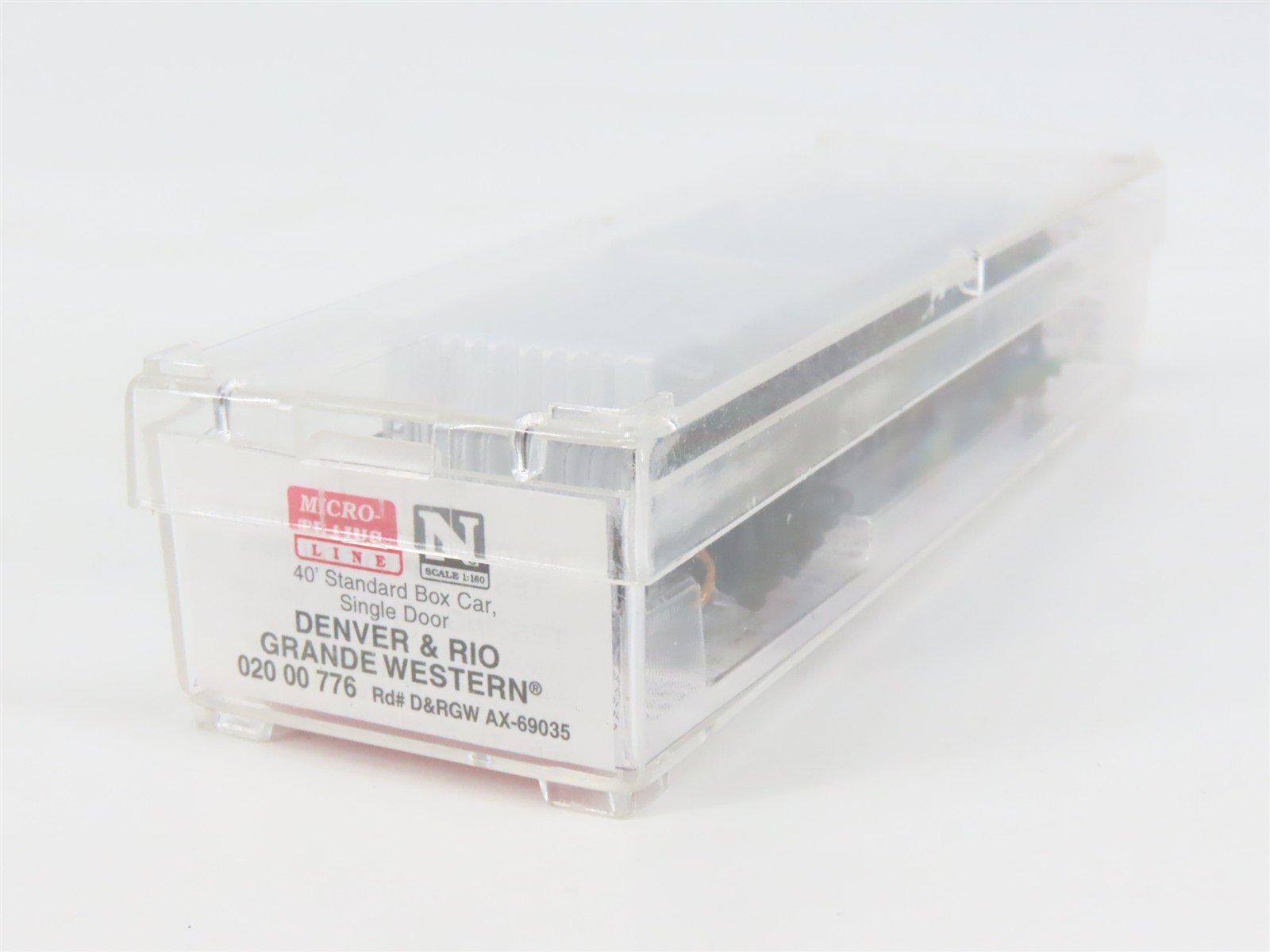N Scale Micro-Trains 02000776 D&RGW Denver & Rio Grande Western 40' Box Car RTR
