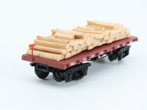 N Scale Micro-Trains 15300050 MGRR Manassas Gap Railroad 26' Flat Car 64 RTR