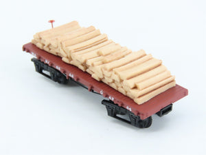 N Scale Micro-Trains 15300050 MGRR Manassas Gap Railroad 26' Flat Car 64 RTR