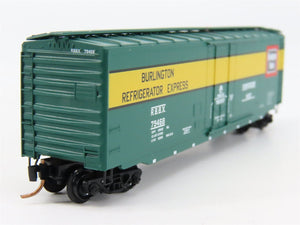 N Scale Micro-Trains 32370 RBBX Chicago, Burlington & Quincy 50' Box Car RTR