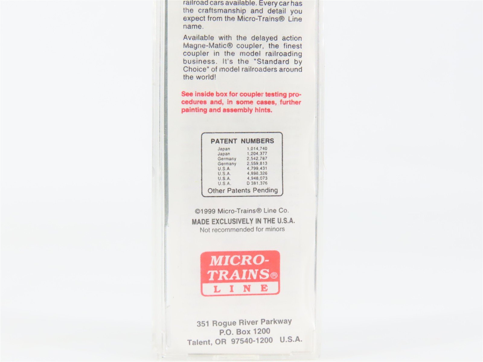 N Scale Micro-Trains 32370 RBBX Chicago, Burlington & Quincy 50' Box Car RTR