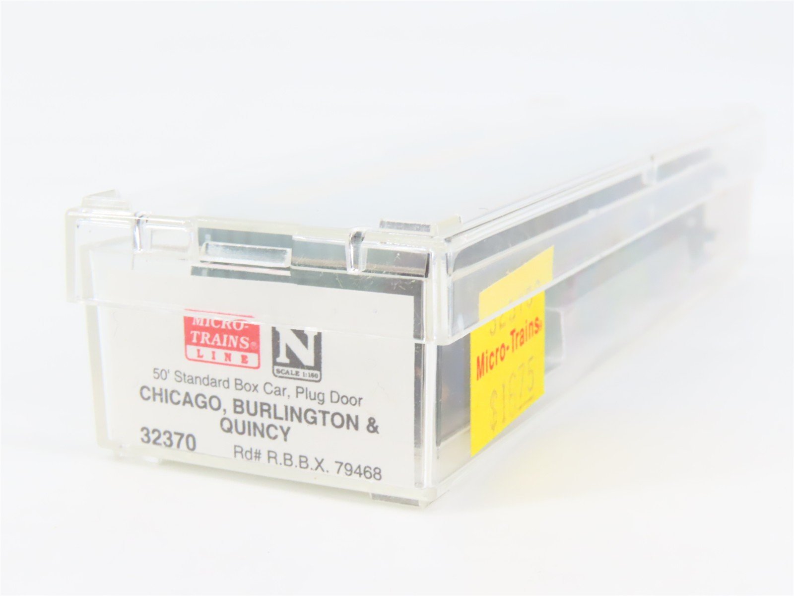 N Scale Micro-Trains 32370 RBBX Chicago, Burlington & Quincy 50' Box Car RTR