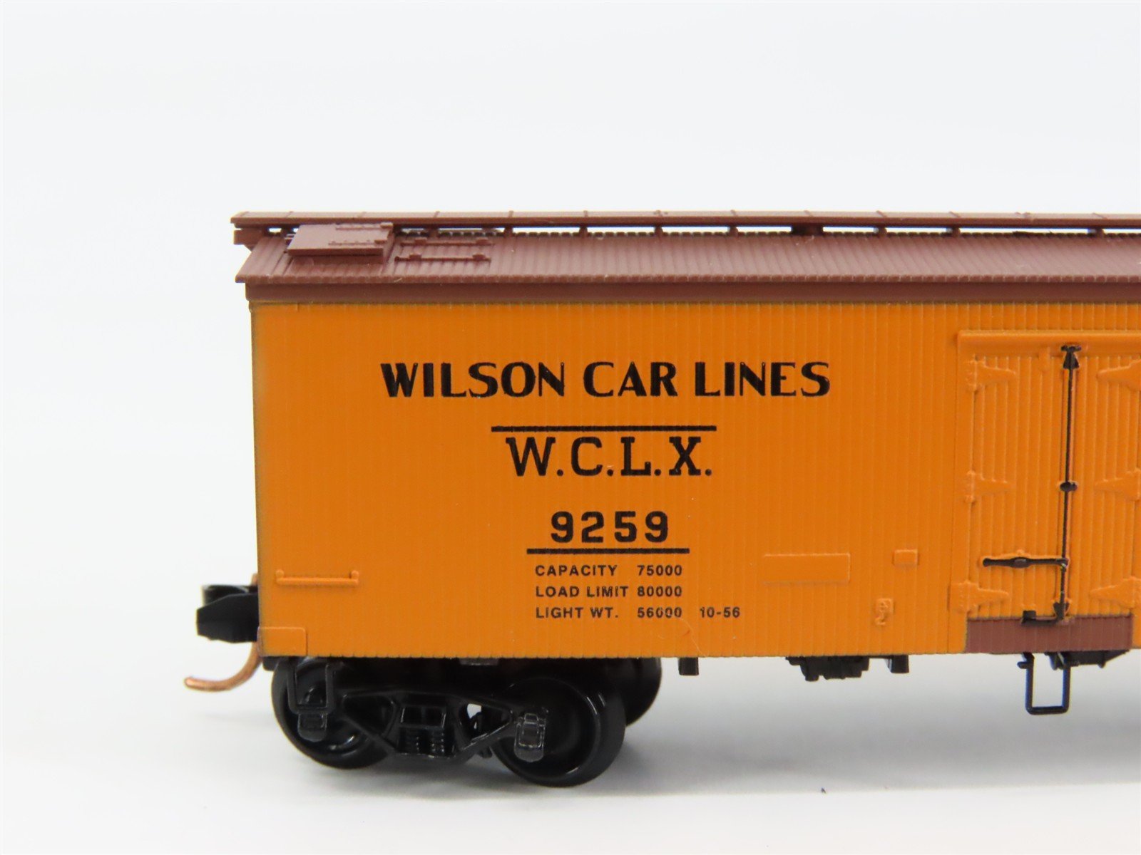 N Scale Micro-Trains 58540 WCLX Wilson Car Lines 36' Reefer 9259 RTR