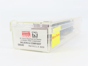 N Scale Micro-Trains 58540 WCLX Wilson Car Lines 36' Reefer 9259 RTR