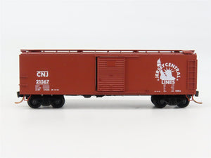 N Scale Micro-Trains 120020 CNJ Jersey Central 40' Box Car 21567 RTR