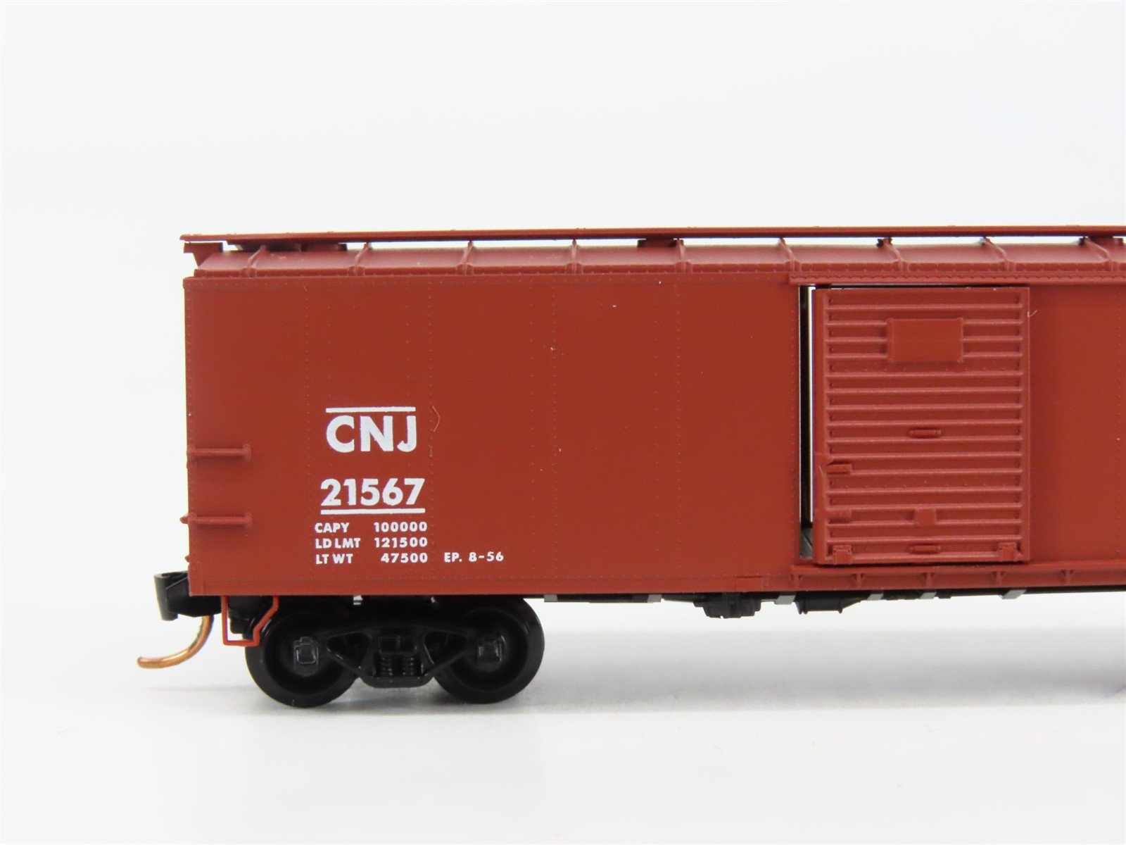 N Scale Micro-Trains 120020 CNJ Jersey Central 40' Box Car 21567 RTR