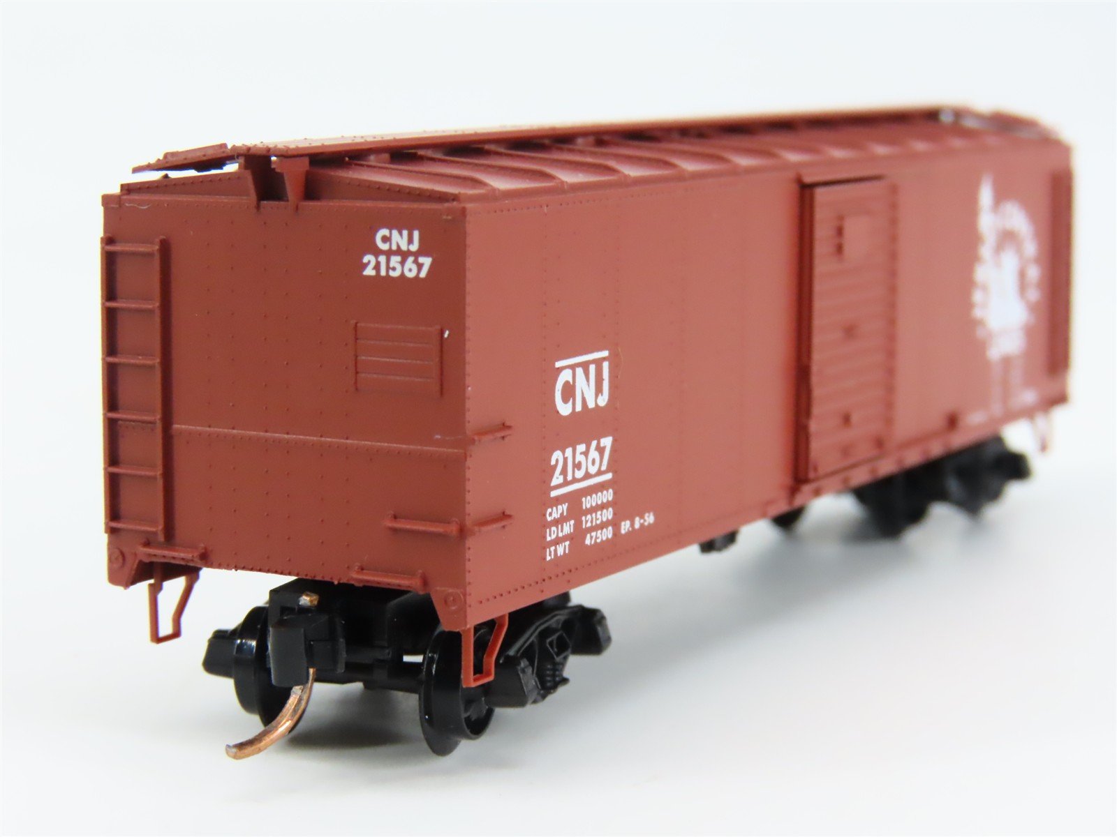 N Scale Micro-Trains 120020 CNJ Jersey Central 40' Box Car 21567 RTR