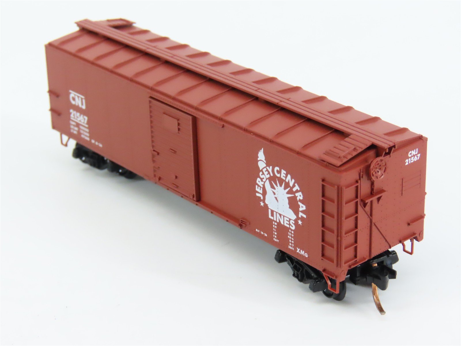 N Scale Micro-Trains 120020 CNJ Jersey Central 40' Box Car 21567 RTR