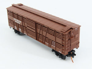 N Scale Micro-Trains 35080 ATSF Santa Fe 40' Stock/Cattle Car 50652 RTR