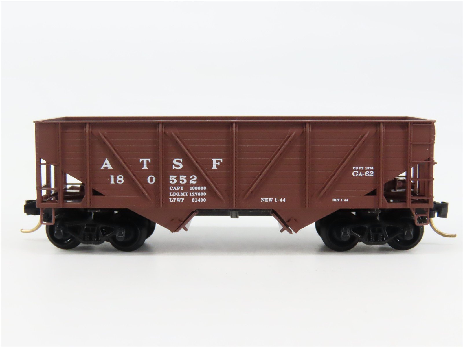 N Scale Micro-Trains 57010 ATSF Santa Fe 33' Hopper 180552 RTR