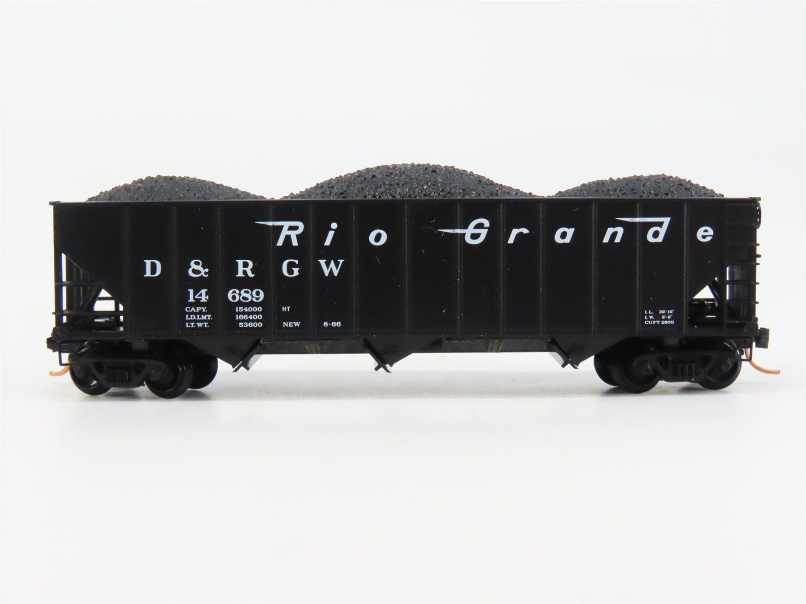 N Scale Micro-Trains 108060 D&RGW Denver & Rio Grande Western Hopper 14689 RTR