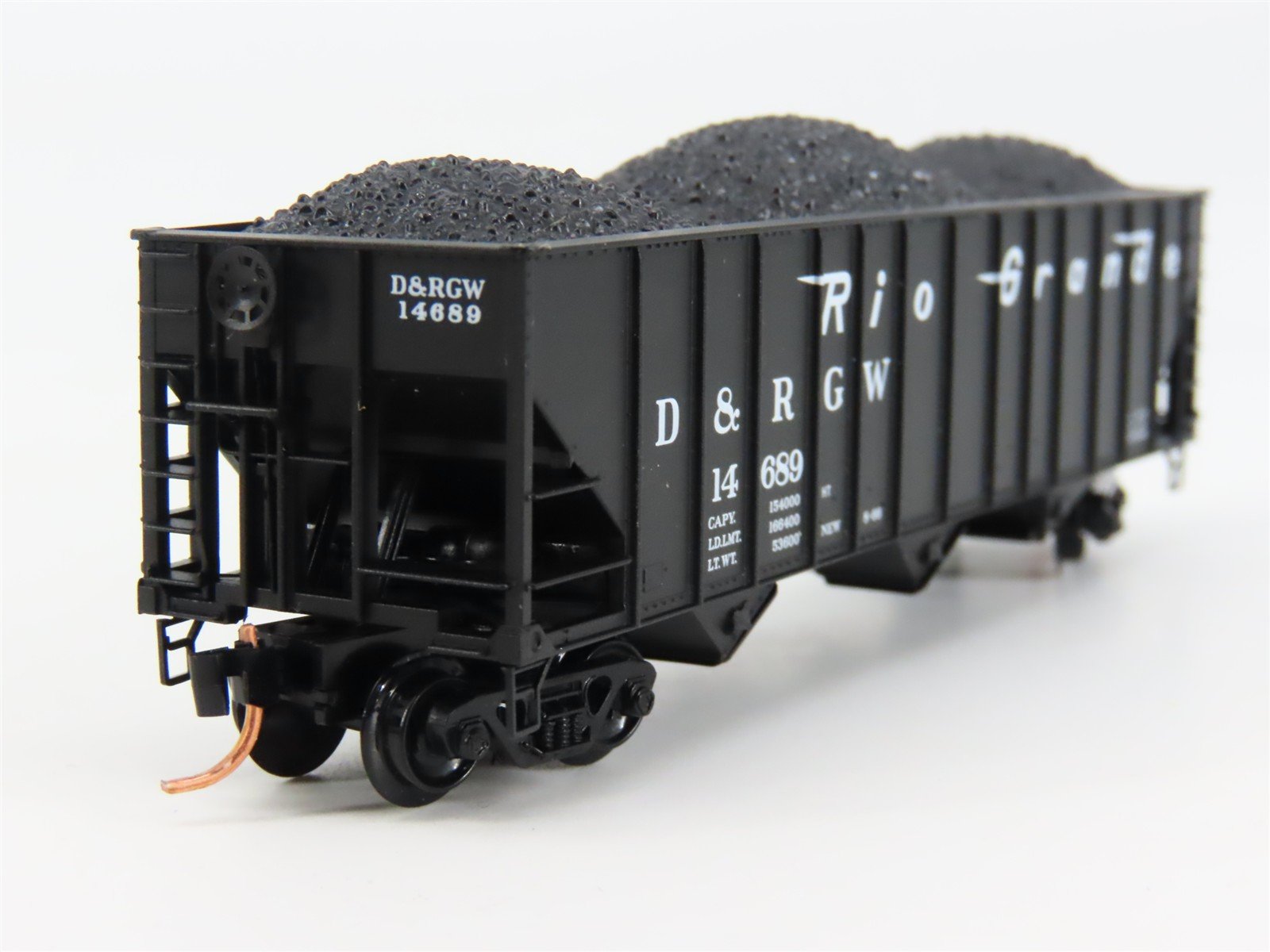 N Scale Micro-Trains 108060 D&RGW Denver & Rio Grande Western Hopper 14689 RTR