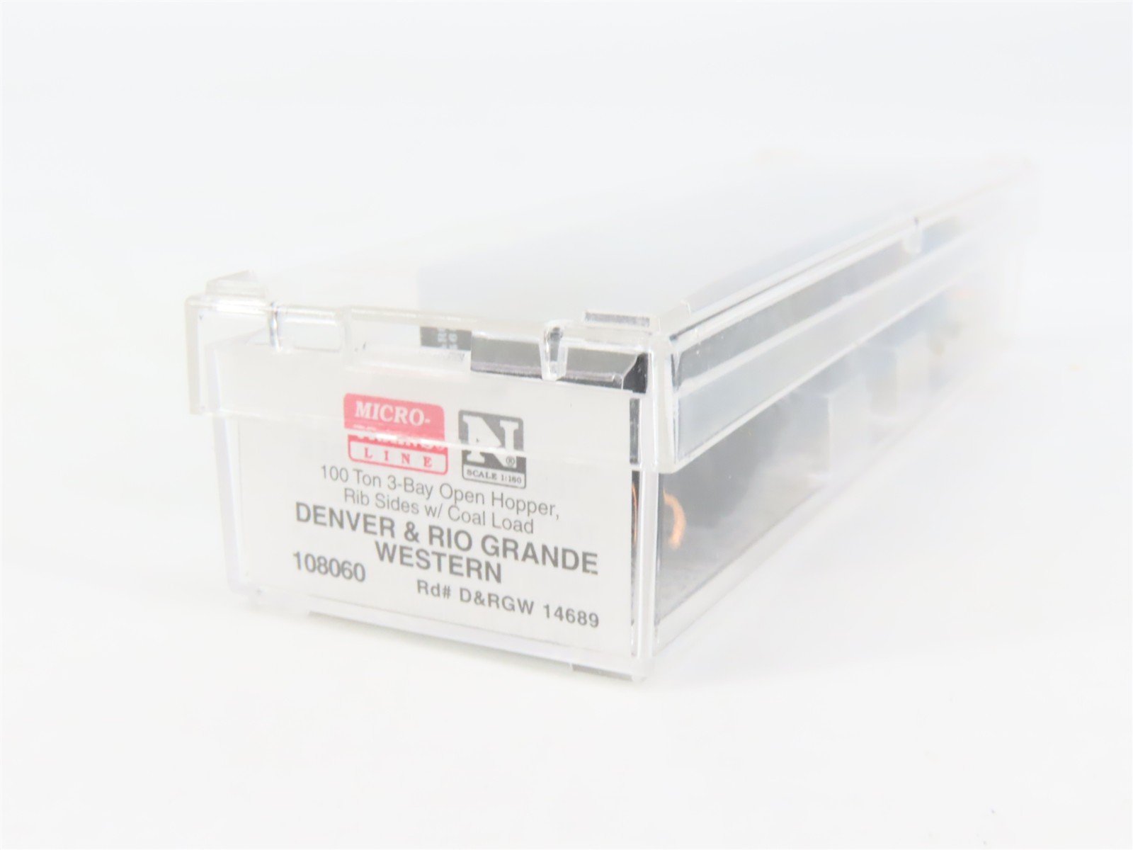 N Scale Micro-Trains 108060 D&RGW Denver & Rio Grande Western Hopper 14689 RTR