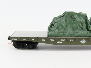 N Scale Micro-Trains 45180 USAX United States Army 50' Flat Car 38065 RTR