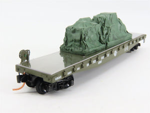 N Scale Micro-Trains 45180 USAX United States Army 50' Flat Car 38065 RTR