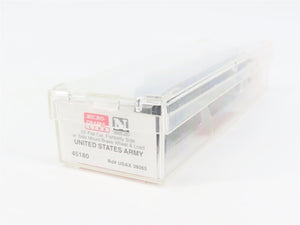 N Scale Micro-Trains 45180 USAX United States Army 50' Flat Car 38065 RTR