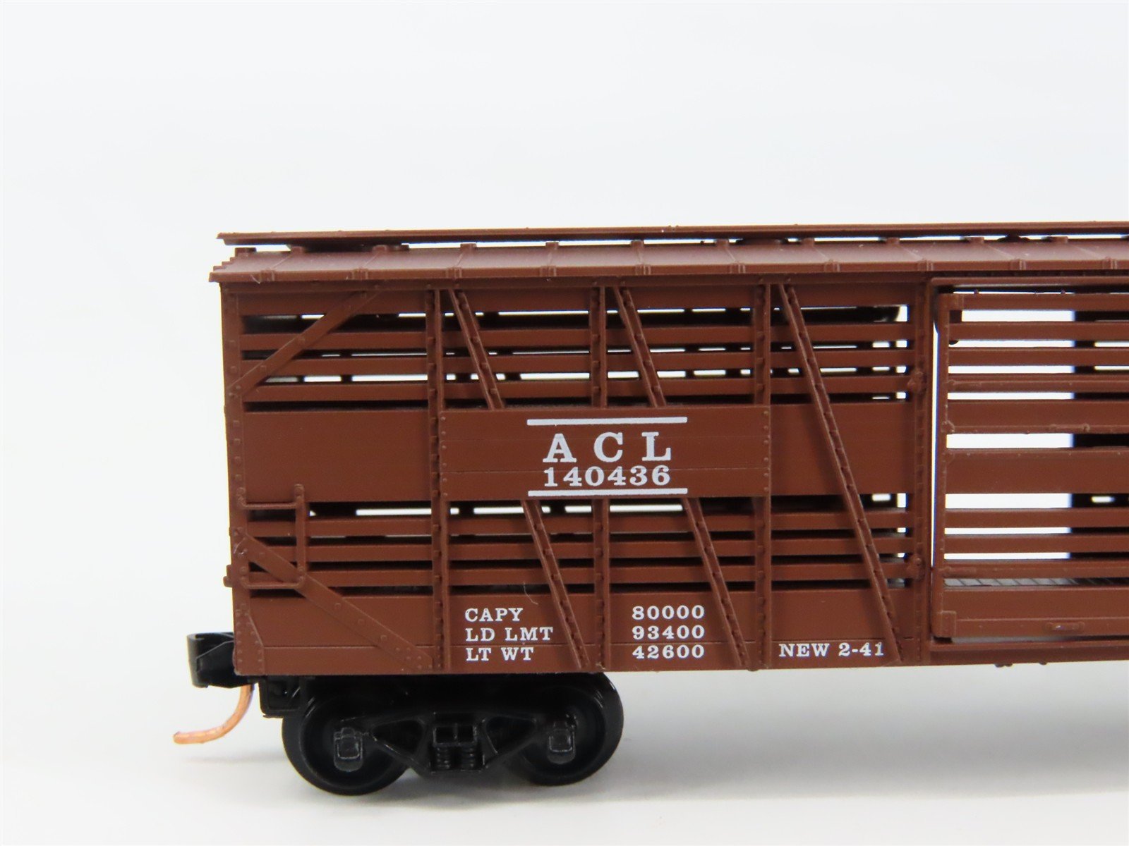 N Scale Micro-Trains 35100 ACL Atlantic Coast Line 40' Stock/Cattle Car RTR