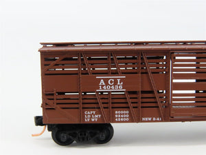 N Scale Micro-Trains 35100 ACL Atlantic Coast Line 40' Stock/Cattle Car RTR