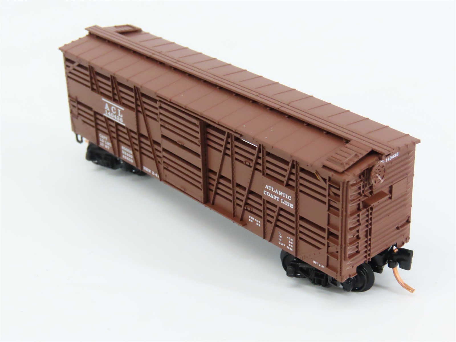 N Scale Micro-Trains 35100 ACL Atlantic Coast Line 40' Stock/Cattle Car RTR