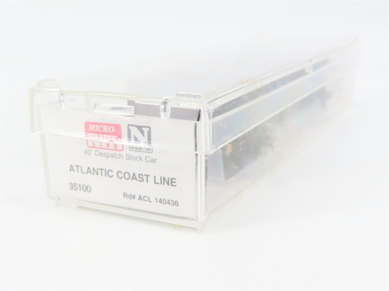 N Scale Micro-Trains 35100 ACL Atlantic Coast Line 40' Stock/Cattle Car RTR