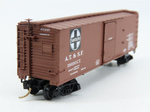 N Scale Micro-Trains 39060 ATSF Santa Fe 40' Box Car 38693 RTR