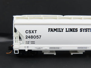 N Scale Micro-Trains 09400290 CSXT Family Lines System Hopper 248057 RTR