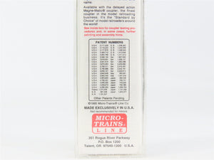 N Scale Micro-Trains 20306/1 BN Burlington Northern 40' Box Car 189286 RTR