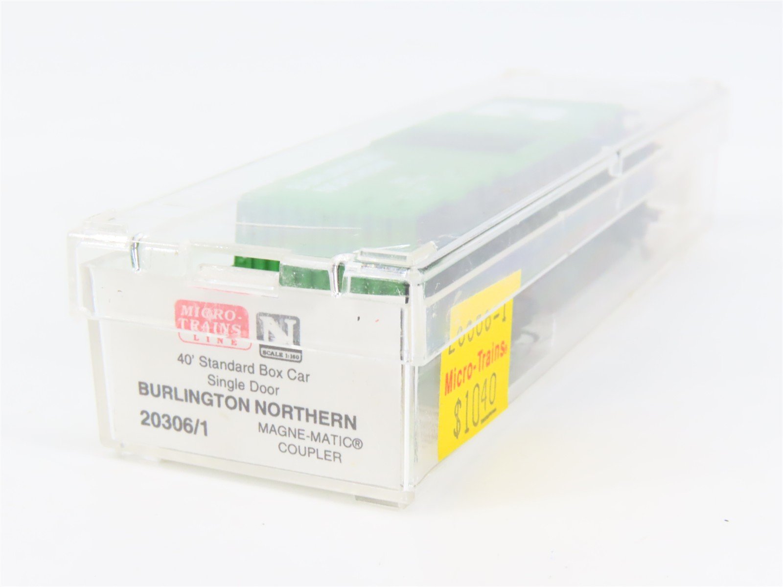 N Scale Micro-Trains 20306/1 BN Burlington Northern 40' Box Car 189286 RTR