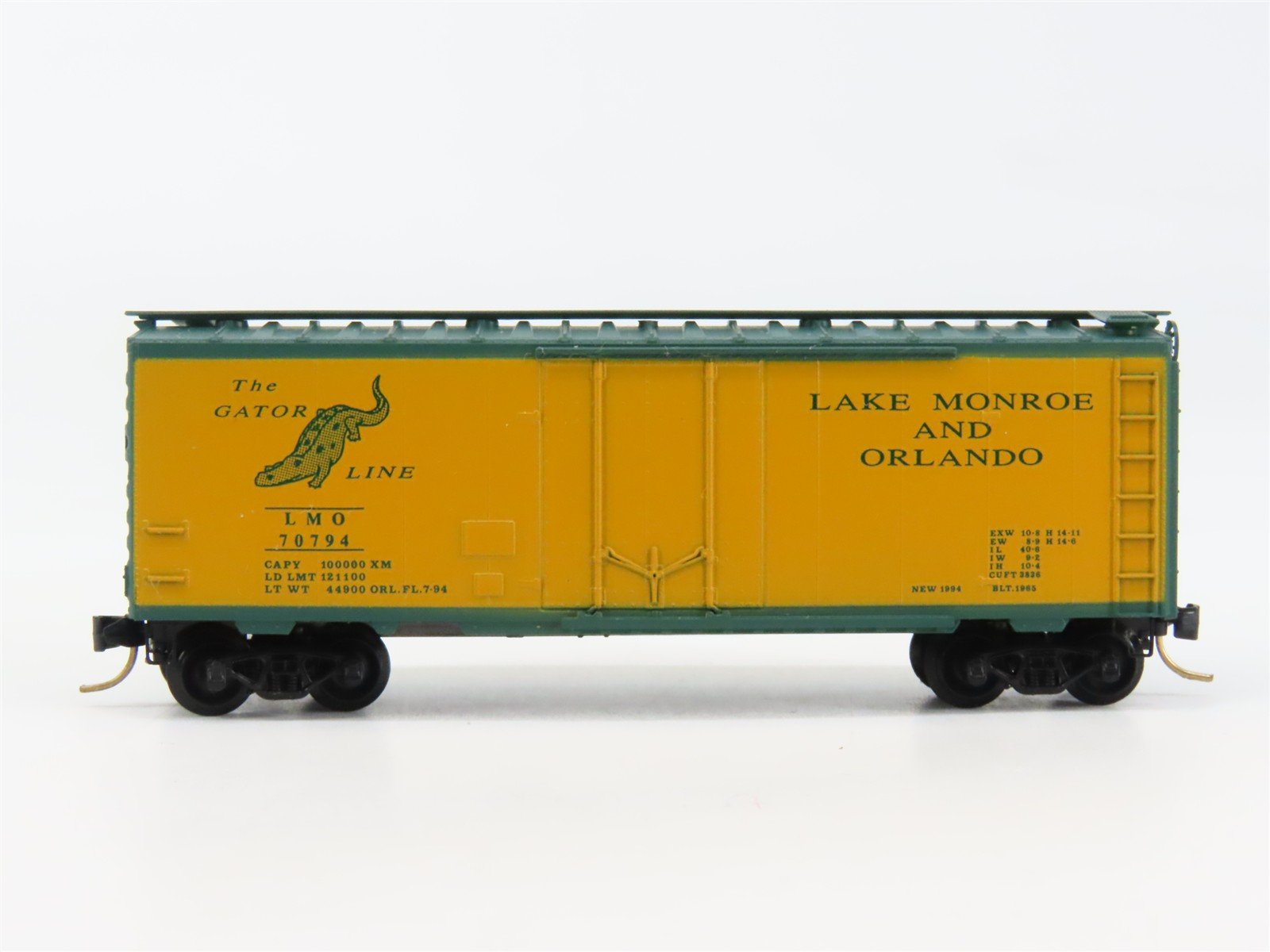 N Scale Micro-Trains LMO Lake Monroe & Orlando 40' Box Car 70794 RTR
