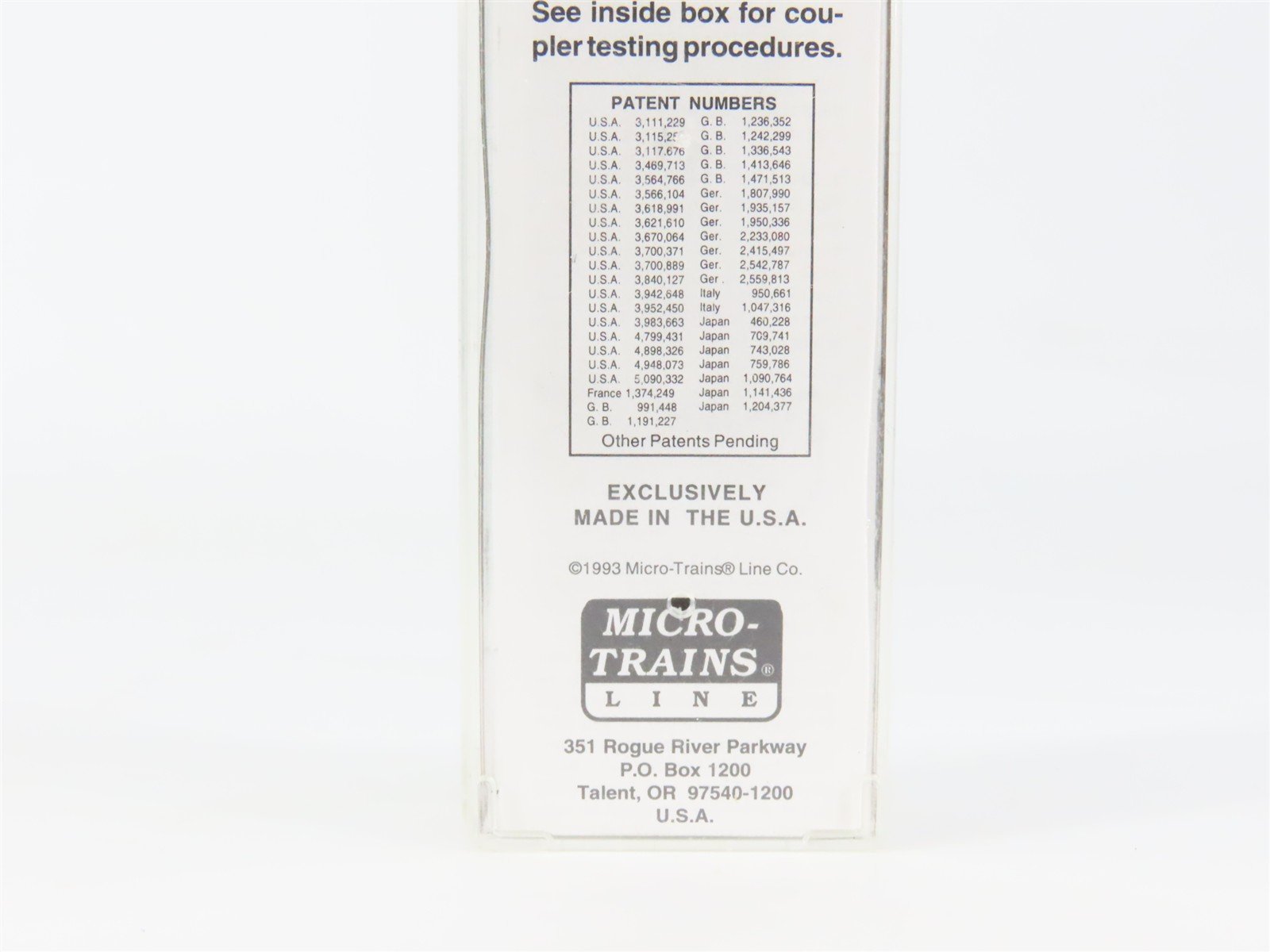 N Scale Micro-Trains LMO Lake Monroe & Orlando 40' Box Car 70794 RTR