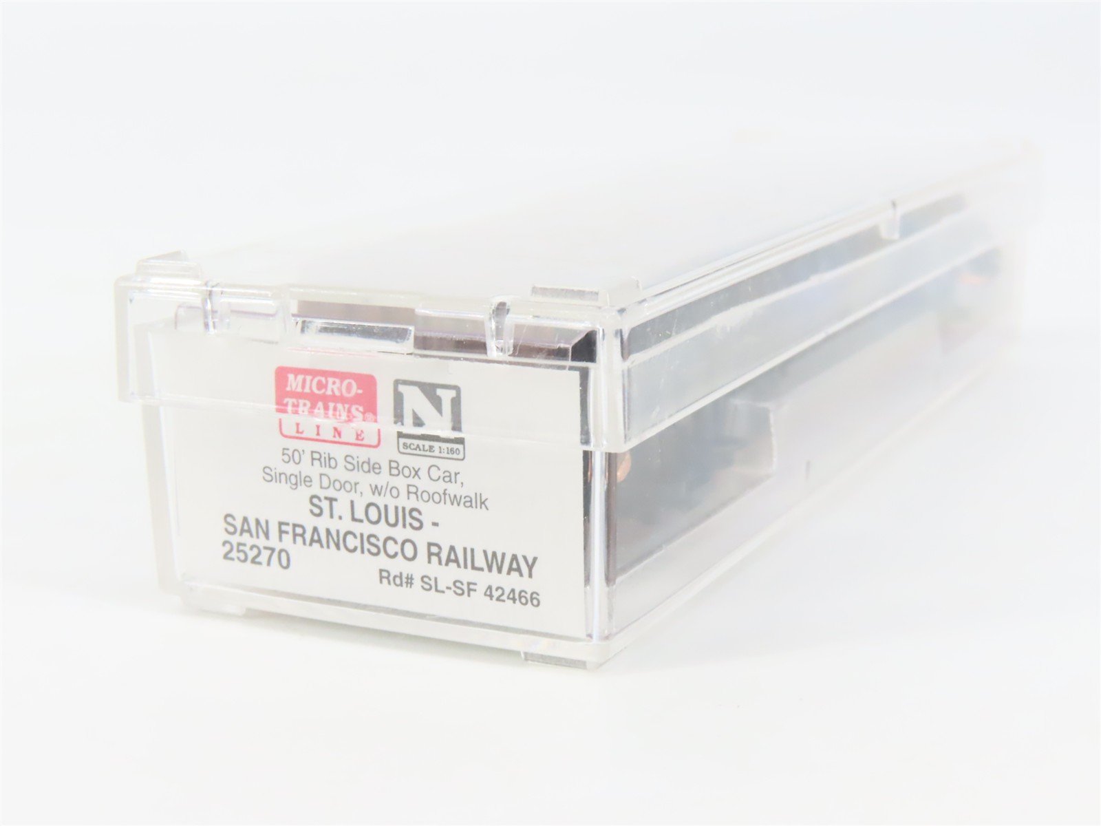 N Scale Micro-Trains 25270 St. Louis - San Francisco Railway 50' Box Car RTR